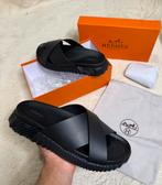 Hermes slippers, Kleding | Heren, Ophalen of Verzenden, Overige maten, Zwart