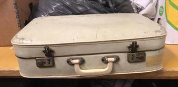 Vintage kartonnen koffertje beschikbaar voor biedingen