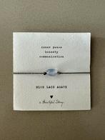 Blue Lace Agate armband A Beautiful Story, Overige materialen, Blauw, Nieuw, Ophalen of Verzenden