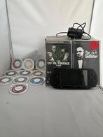 psp met 23 umd's, Spelcomputers en Games, Spelcomputers | Sony PSP, Ophalen of Verzenden, Zo goed als nieuw, PSP, Met games