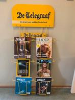 Vintage krantenbak / tijdschriften rek, Ophalen, 1980 tot heden, Nederland