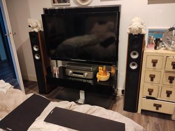 2 Jamo S626 speakers 130 / 210 Watt 1,08m. hoog beschikbaar voor biedingen