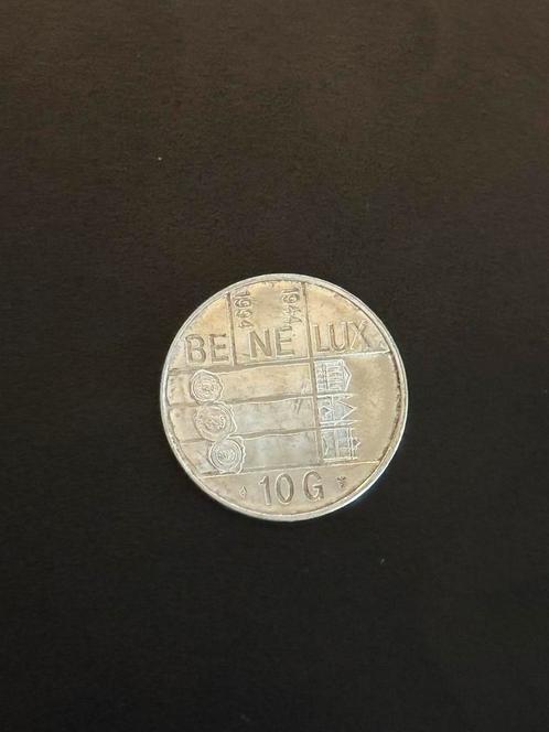 Zilveren 10 Gulden Munt 1994 – Benelux 50 Jaar – Beatrix, Postzegels en Munten, Munten | Nederland, Losse munt, 10 gulden, Koningin Beatrix