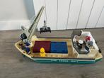 Playmobil Vrachtschip met laadkraan – 5253, Kinderen en Baby's, Speelgoed | Playmobil, Ophalen of Verzenden, Gebruikt, Complete set