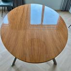 Ovale Italiaans design eettafel met facet, Huis en Inrichting, Tafels | Eettafels, Gebruikt, 100 tot 150 cm, Ophalen of Verzenden