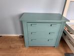 Blauwe commode met 3 lades, Ophalen, Gebruikt