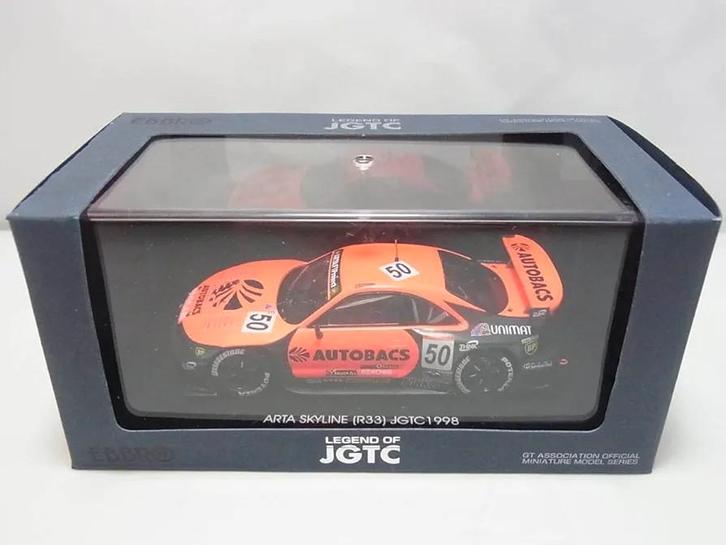EBBRO 1/43 ARTA Skyline GT-R R33 JGTC 1998 - Nieuw, Hobby en Vrije tijd, Modelauto's | 1:43, Ophalen of Verzenden