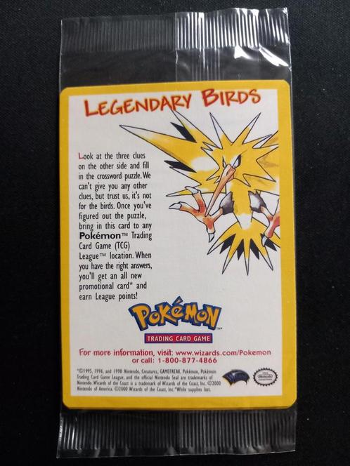 Pokemon Moltres 21 Wizard's Black Star Promo NM Sealed, Hobby en Vrije tijd, Verzamelkaartspellen | Pokémon, Zo goed als nieuw