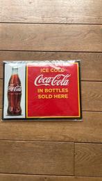 Rode coca cola plaat, Ophalen, Nieuw, Reclamebord