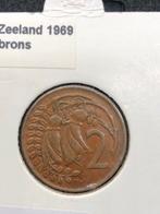 Nieuw Zeeland 2 cents 1969, Postzegels en Munten, Bankbiljetten | Oceanië, Ophalen of Verzenden