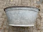 Grote zinken teil, Ophalen, Gebruikt, Metaal, 30 tot 60 cm