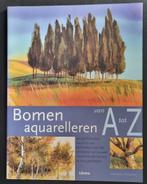Bomen aquuarelleren van A tot Z - Adelene Fletcher, Hobby en Vrije tijd, Schilderen, Ophalen of Verzenden, Zo goed als nieuw