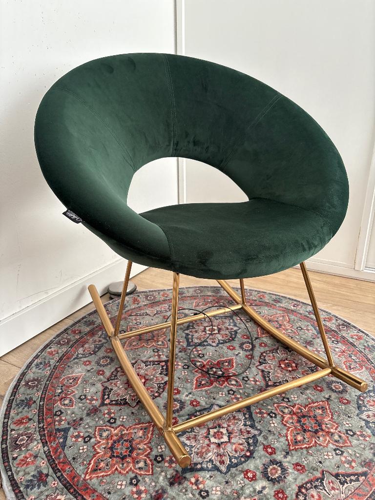 Stoel, schommelstoel, Huis en Inrichting, Stoelen, Ophalen, Overige kleuren, Zo goed als nieuw, Eén