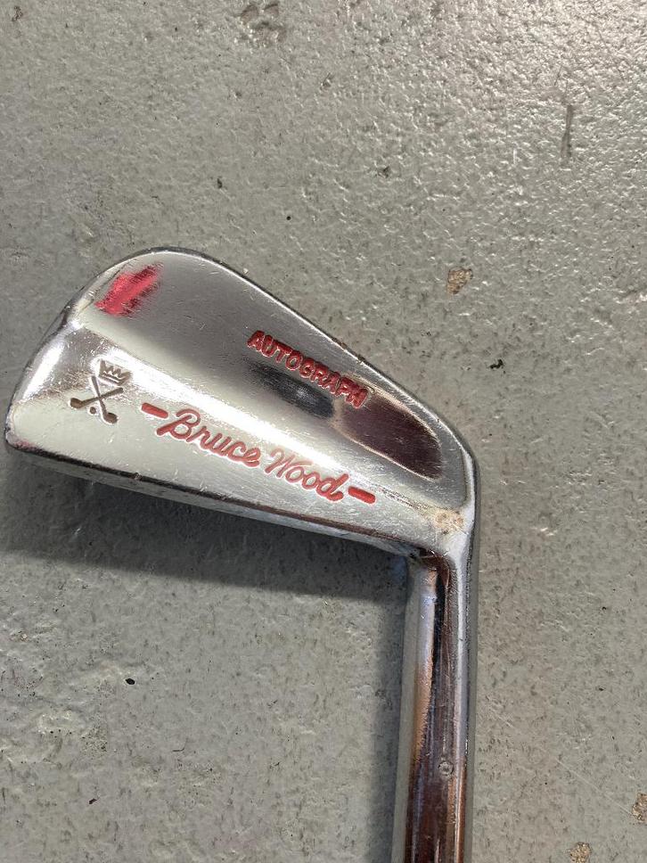 Vintage Golfclub Bruce Wood Autograph wedge 2, Sport en Fitness, Golf, Gebruikt, Club, Overige merken, Ophalen of Verzenden