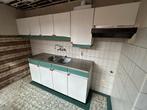 Complete Belgische vintage keuken jaren 70, Huis en Inrichting, Ophalen, Gebruikt, Wit, Enkelwandige keuken