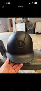 Samshield 2.0 Shadowmatt Zwart Crystal Fabric cap te koop M, Dieren en Toebehoren, Ophalen of Verzenden, Dames, Cap, Springen