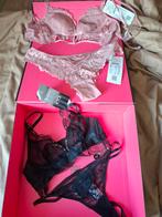 2 nieuwe lingeriesetjes maat XS, Ophalen of Verzenden, Zwart, String