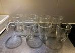 8 intermezzo dubbelwandige glazen met theepot voor 50 euro, Glas of Glazen, Nieuw, Ophalen of Verzenden, Glas