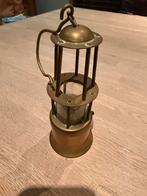 Koperen replica mijnlamp., Antiek en Kunst, Antiek | Lampen, Ophalen of Verzenden