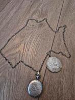 Zilveren Zakhorloge met Munt Hanger - Marti, Ophalen of Verzenden, Dames, Marti