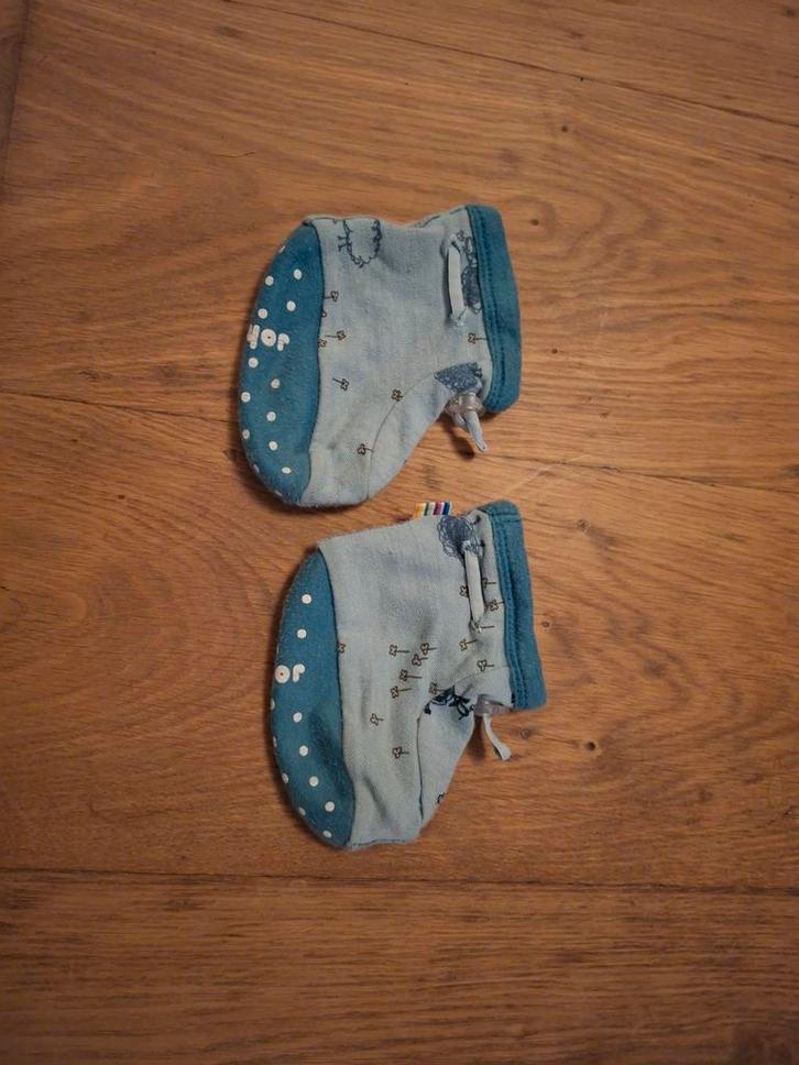 Joha wollen slofjes maat 70 (68/74), Kinderen en Baby's, Babykleding | Schoentjes en Sokjes, Gebruikt, Jongetje of Meisje, Slofjes