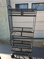 Metalen Trolley met 3 Manden - Handig & Mobiel, Ophalen of Verzenden, Zo goed als nieuw