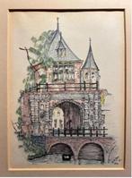 Oosterpoort Hoorn - door D. de Jong (1948), Ophalen of Verzenden