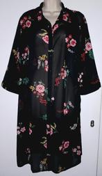 MS Mode blouse maat 48, Kleding | Dames, Grote Maten, Ophalen of Verzenden, Zo goed als nieuw, Zwart, Blouse of Tuniek