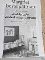 Borduurpatroon Waddenzee-kinderkamer merklap, Hobby en Vrije tijd, Borduren en Borduurmachines, Handborduren, Patroon, Ophalen of Verzenden