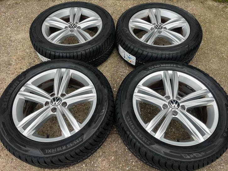 18” orig VW Tiguan ‘Sebring’ winter velgen | Nieuwe banden!, Auto-onderdelen, Banden en Velgen, Banden en Velgen, Winterbanden