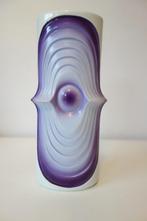 Retro / Vintage paarse aardewerk vaas uit de jaren '70, Antiek en Kunst, Antiek | Vazen, Ophalen of Verzenden