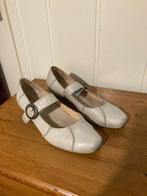 Elegante beige leren pumps met hak van Verhulst, maat 39,5, Pumps, Verzenden, Beige, Verhulst
