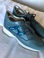 Blauwe sneaker Hogan Interactive maat 38, Gedragen, Blauw, Hogan, Sneakers of Gympen