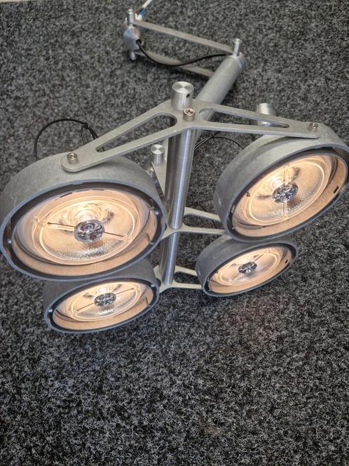 Modular Nomad 4 Large incl. base flange, Huis en Inrichting, Lampen | Plafondlampen, Zo goed als nieuw, Metaal, Ophalen of Verzenden
