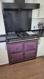 Aga six four kleur aubergine, Witgoed en Apparatuur, Fornuizen, 60 cm of meer, Grill, Ophalen of Verzenden, Zo goed als nieuw
