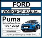 Ford Puma Workshop manual 1996-2022 Ford ETIS 2022 op USB, Auto diversen, Verzenden