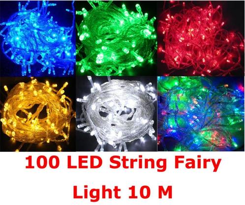 100 LED's lichtnet snoer, 10 meter (Gratis Verzending), Diversen, Kerst, Nieuw, Verzenden