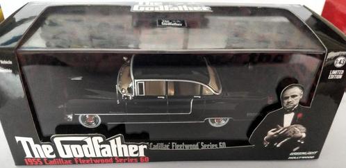 The Godfather 1955 Cadillac Fleetwood Series 60 Greenlight 8, Verzamelen, Film en Tv, Zo goed als nieuw, Film, Beeldje, Replica of Model