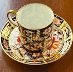 Royal Crown Derby. Handbeschilderd. Kopje en schotel., Antiek en Kunst, Ophalen of Verzenden