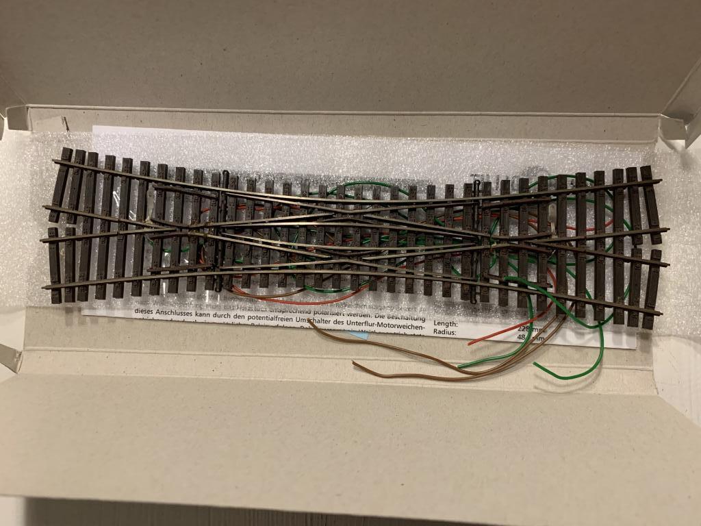 Tillig H0-ELITE 85390 Dubbele kruiswissel, Overige merken, Gebruikt, Gelijkstroom, Rails