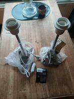 2x tafellamp 36cm hoog, Ophalen of Verzenden, Nieuw, Minder dan 50 cm