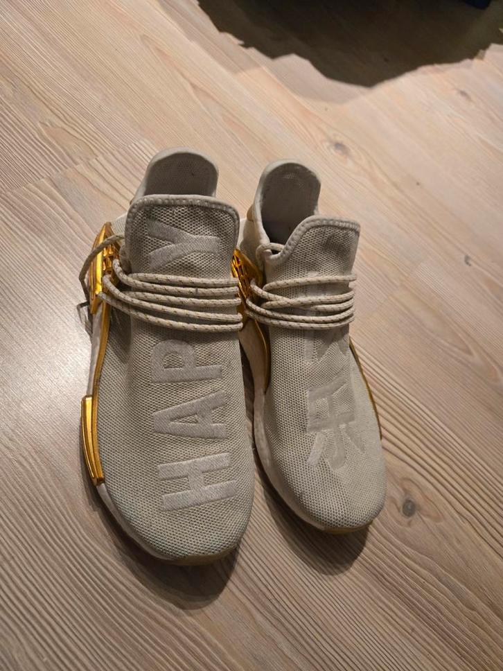 Adidas Pharrell Williams NMD Human Race - Maat 44, Kleding | Heren, Schoenen, Zo goed als nieuw, Sneakers of Gympen, Wit, Ophalen of Verzenden