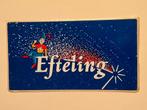 de Efteling pretpark vintage logo sticker RARE blauw sterren, Ophalen of Verzenden, Gebruikt, Overige typen