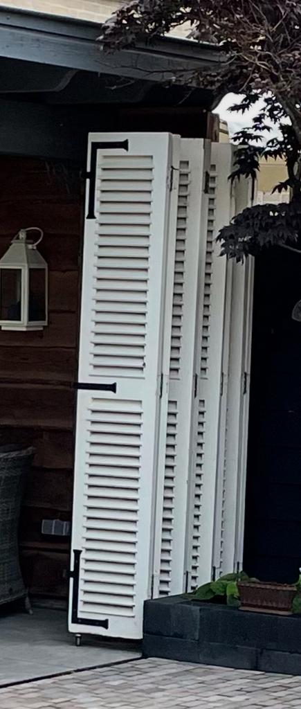 Louvre luiken Set 8 stuks, Ophalen, Zo goed als nieuw