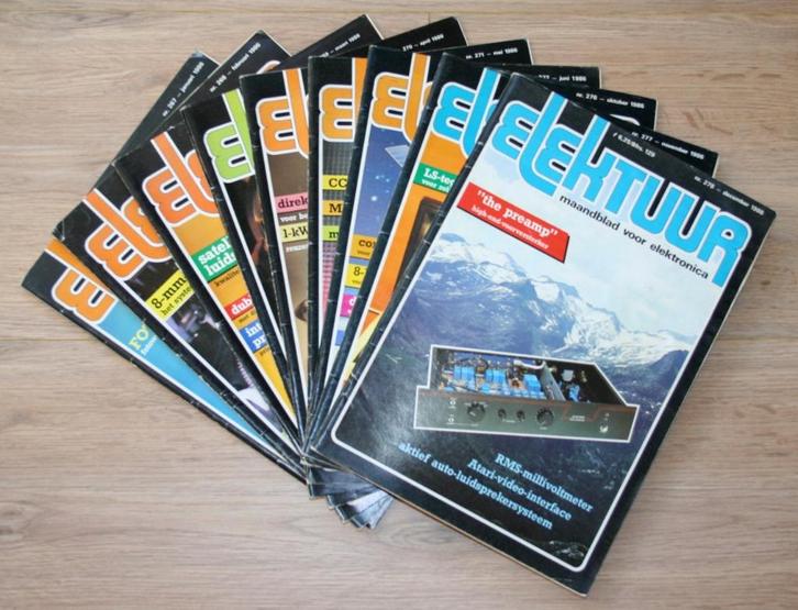 Elektuur 1986 (9 stuks), Boeken, Tijdschriften en Kranten, Gelezen, Overige typen, Ophalen of Verzenden