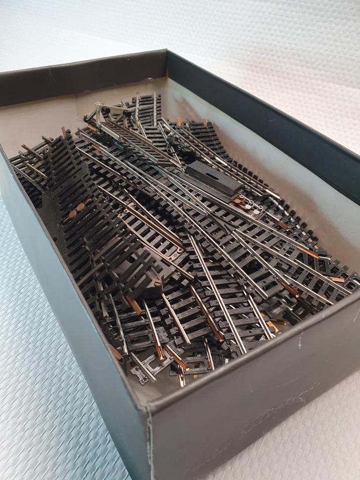 Lima HO Rails - Schoenendoos vol!, Hobby en Vrije tijd, Modeltreinen | H0, Gebruikt, Rails, Gelijkstroom, Lima, Analoog, Ophalen of Verzenden