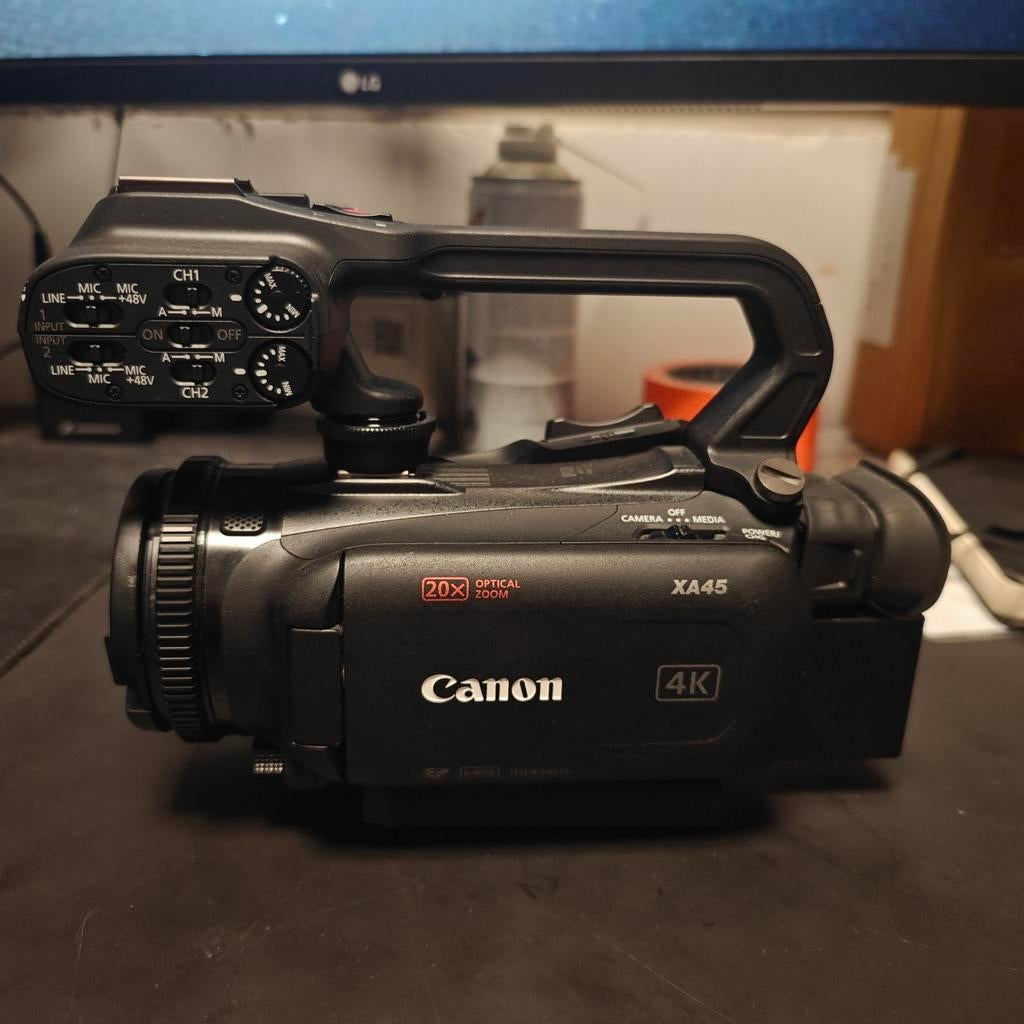 Canon XA45 Camcorder - Weinig gebruikt, Audio, Tv en Foto, Videocamera's Digitaal, Zo goed als nieuw, Camera, Geheugenkaart, Canon