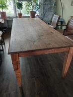 teak houten eettafel, Huis en Inrichting, Tafels | Eettafels, Ophalen, Gebruikt