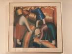Kazimir Malevich Oogstende vrouwen binnenhalen van de rogge, Antiek en Kunst, Ophalen of Verzenden