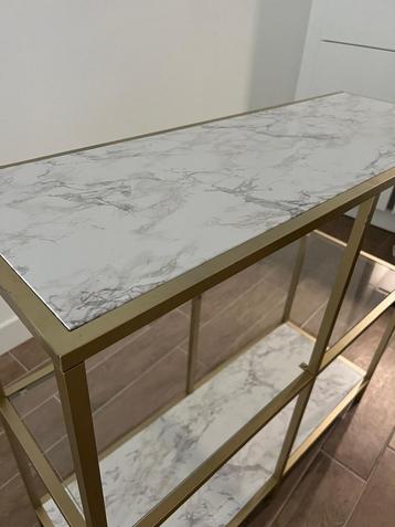 Kleine stellingkast, goud, marmer beschikbaar voor biedingen